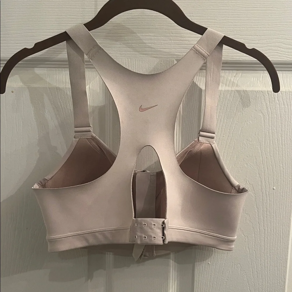 Nike Women's Cream Zip Sports Bra